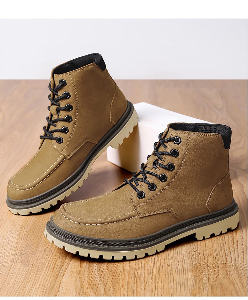 Leder-Martin-Stiefel, Herren-High-Top-Tooling-Stiefel, Herren-Retro-Lokomotivstiefel, Herrenschuhe_voghion.com
