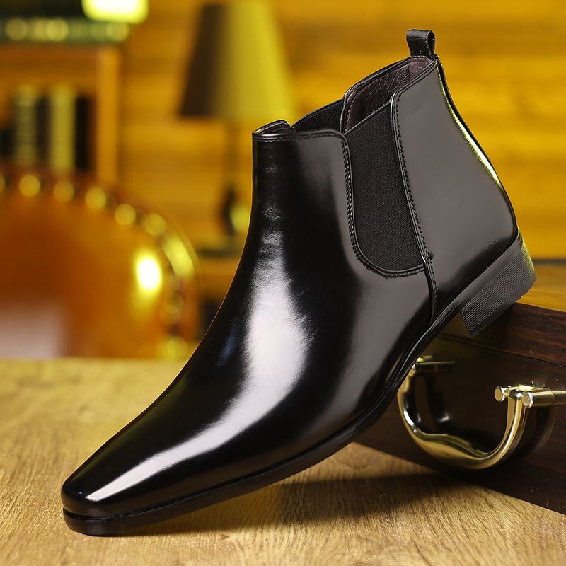 Stivali da cowboy Martin da uomo in pelle, stile britannico, estivi e da gentiluomo_voghion.com