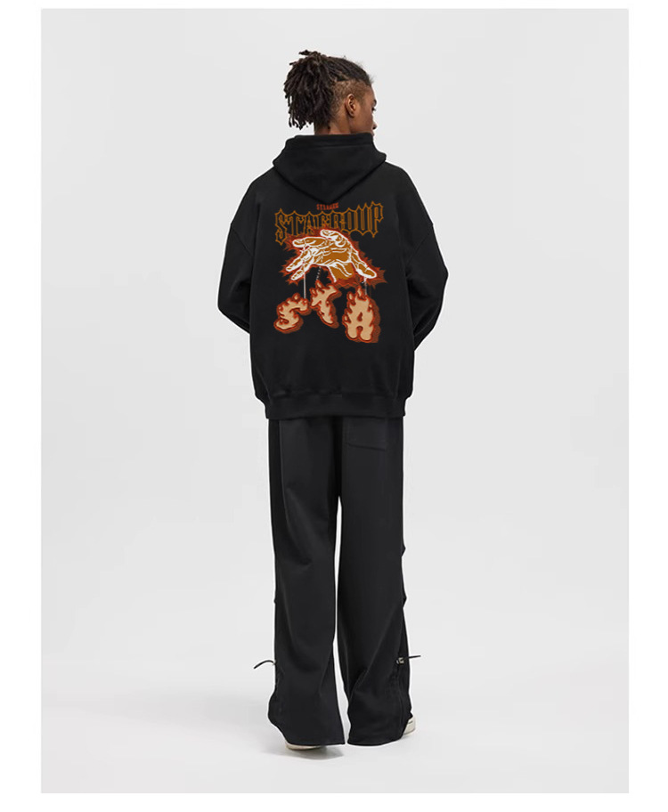 Felpe con cappuccio di marca nazionale di tendenza da uomo per uomo e donna in autunno e inverno felpe con cappuccio allentate in puro cotone pesante pesante_voghion.com
