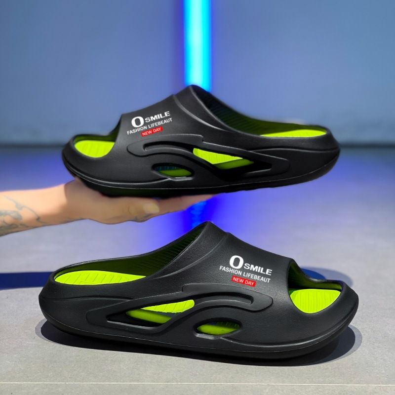 Pantofole da uomo, stile estivo 2025, leggere, comode per l'uso domestico, con un senso di "cacca calpestata",_voghion.com