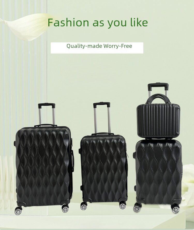 Zahraniční obchod Kufr na vozík Velká kapacita Velkoobchod Ultra lehký zip Nástupní zavazadla 14 palců 20 palců 24 palců 28 kufr_voghion.com