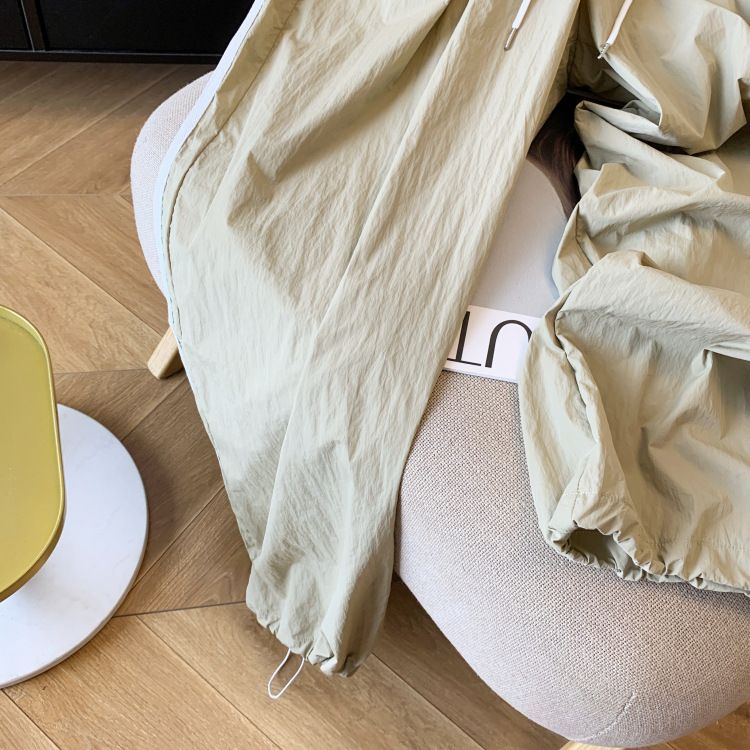 Pantaloni sportivi casual da donna, estivi, con elastico in vita e coulisse, nuovi design, larghi e larghi._voghion.com