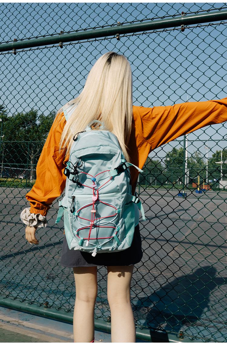 Bolsa de trabajo estilo montaña, deportiva, resistente al agua, para senderismo, ligera, para portátil, moderna, versátil, para estudiantes universitarios._voghion.com