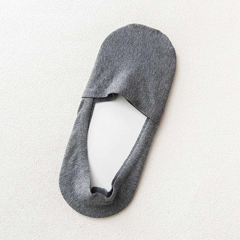 Calzini corti invisibili antiscivolo alla moda, estivi, tinta unita, da uomo, 2025d T01_voghion.com