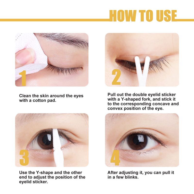 Jaysuing Setting Cream - langanhaltende, natürliche, spurlose, unsichtbare, nicht klebende Double Eyeskin Stick Beauty Mask_voghion.com