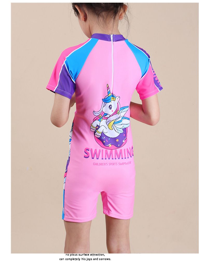 Maillot de bain pour enfants mère et enfants filles 2024 nouveau grand maillot de bain pour enfants fille princesse bébé une pièce crème solaire maillot de bain à séchage rapide_voghion.com
