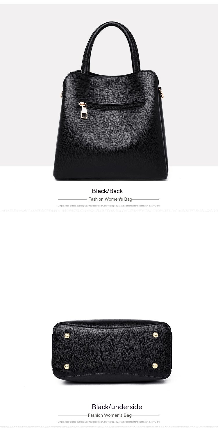 Soft Leather Bag for Women 2024 New Fashionable Handbag for Women with Large Capacity Multiple Compartments One Shoulder Versatile Crossbody Bag_voghion.com