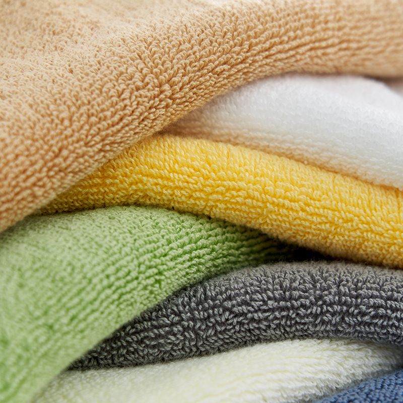 Pure Cotton Thickened Household Plain Embroidered Face Wash Towel, Hotel Couple Face Towel_voghion.com