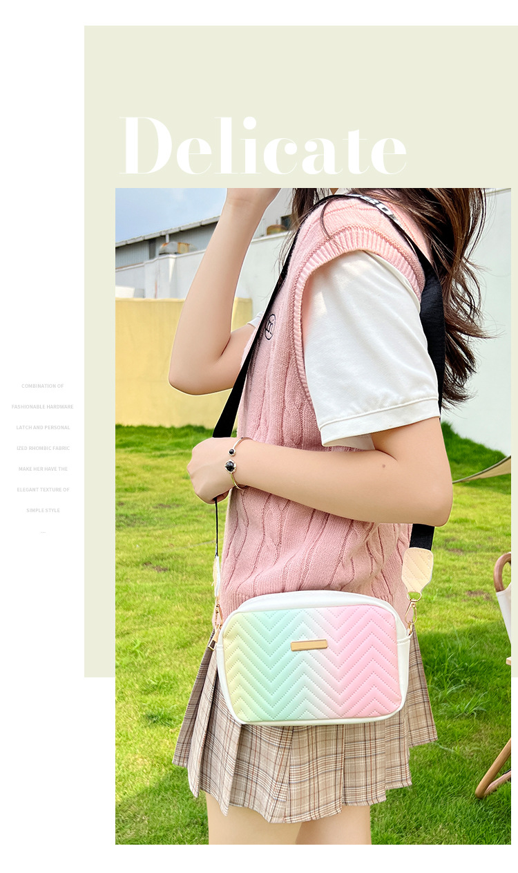 Sacs pour femmes 2022 nouvelle vague motif brodé fer cuir ruban petit sac carré sac photo décontracté diffusion en direct sac cadeau_voghion.com