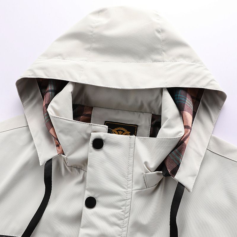 Casual Jacket Coat Coat Hooded Jacket Men's New Waterproof Hooded Outdoor Men_voghion.com