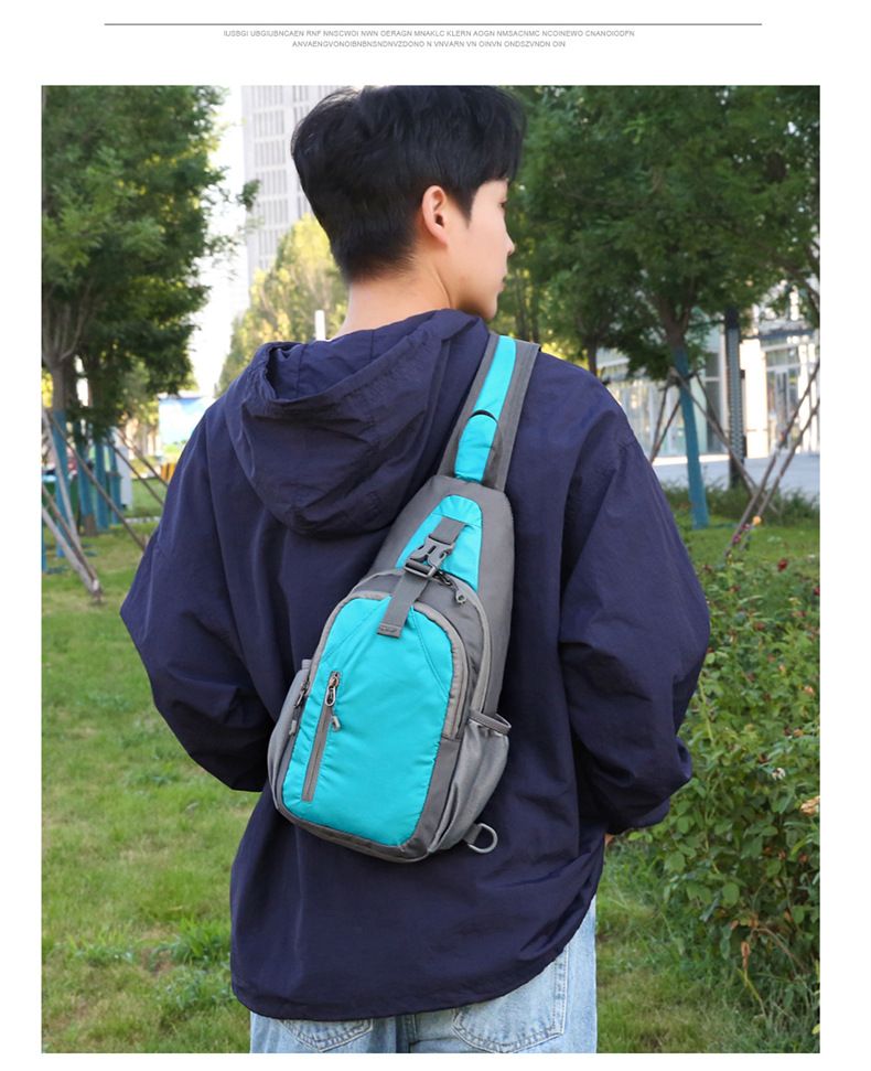 Zaino New Day impermeabile e alla moda, tracolla singola, sport all'aria aperta, borsa per cellulare_voghion.com