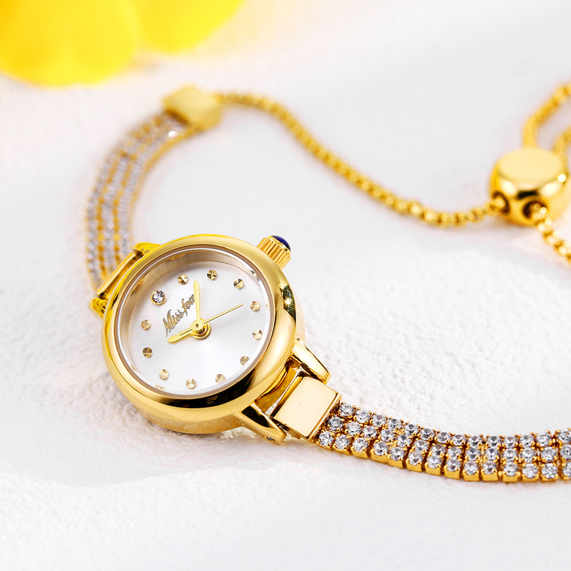 MISSFOX Nieuwe Live Diamond Set Damesmode en Trendy temperament Instagram Klein Mini Horloge Dames_voghion.com
