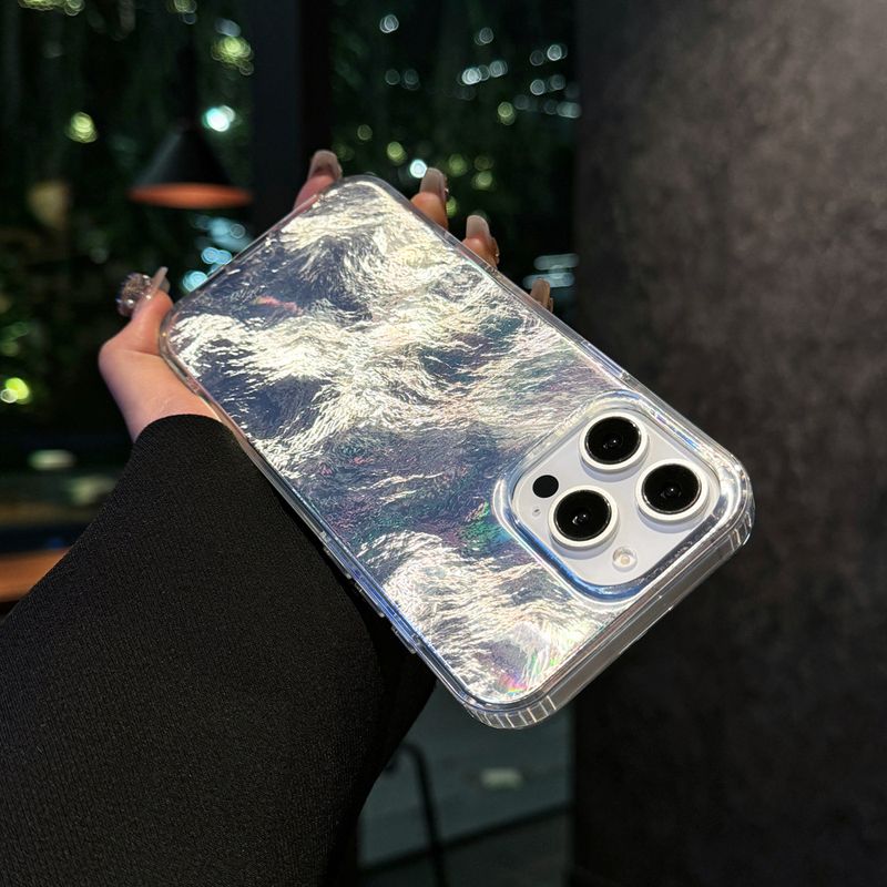 Wüste Gold Gilt Für Epple 16 Handy Fall Iphone14Promax Gletscher Muster Allmähliche Änderung Farbe 15 Magnetische Fall Großhandel_voghion.com