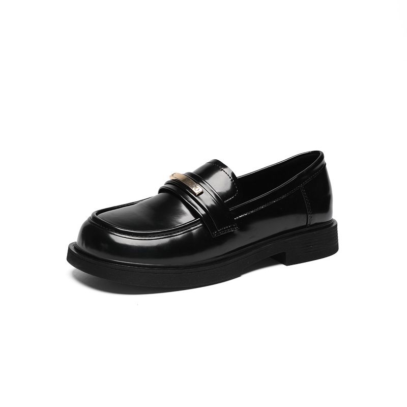 ZHR Fashion Simple Flat Loafers 2025 New Lightweight Versatile Elegant Commuting Leather Shoes_voghion.com