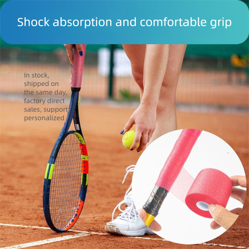 Bande élastique universelle pour badminton, film absorbant les chocs pour hommes et femmes, bandage élastique pour mollet de tennis haute résistance._voghion.com