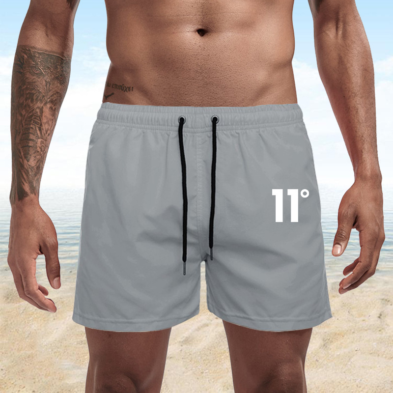 New men's thin loose men's five part Beachwear summer casual sports shorts_voghion.com