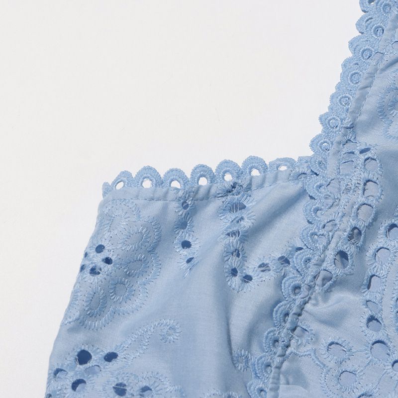 Vêtements pour femmes, col rond, gilet sans manches, taille haute, jupe brodée, costume deux pièces_voghion.com