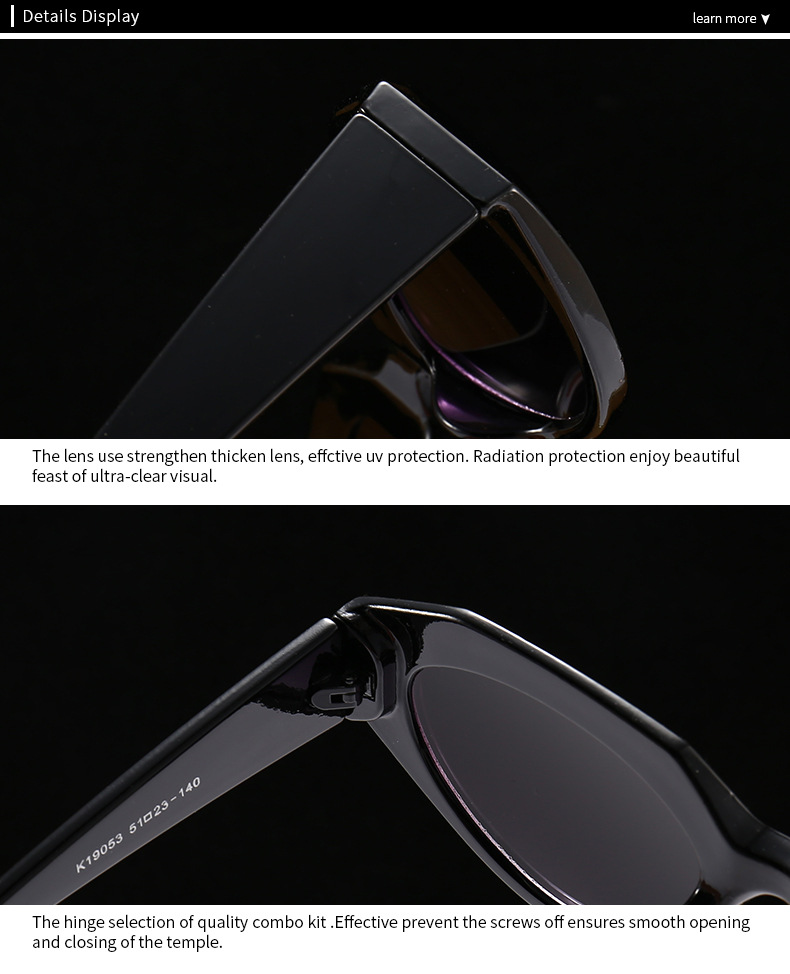 Occhiali da sole Polarizzatore antiriflesso anti-UV Coppia occhiali da sole_voghion.com