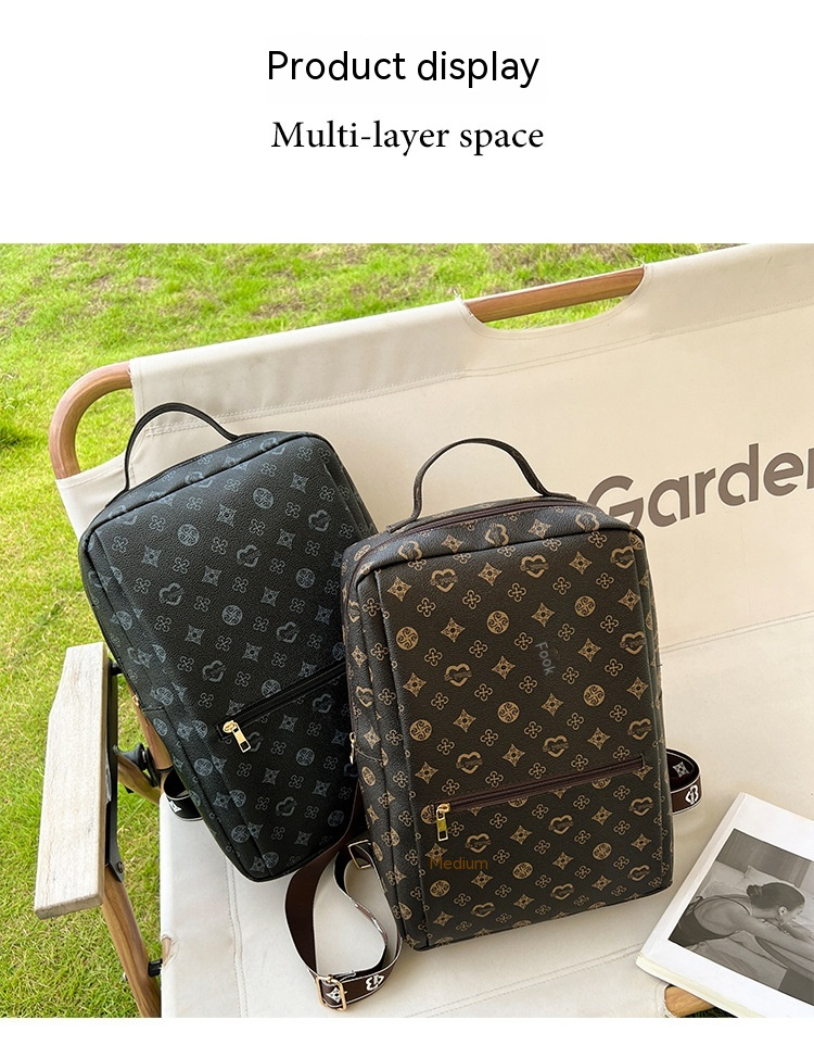 Hot Selling New Printed Backpack in Europe and America Fashionable and Casual Versatile Large Capacity Backpack Unique Printed Bag Schoolbag for Girls_voghion.com