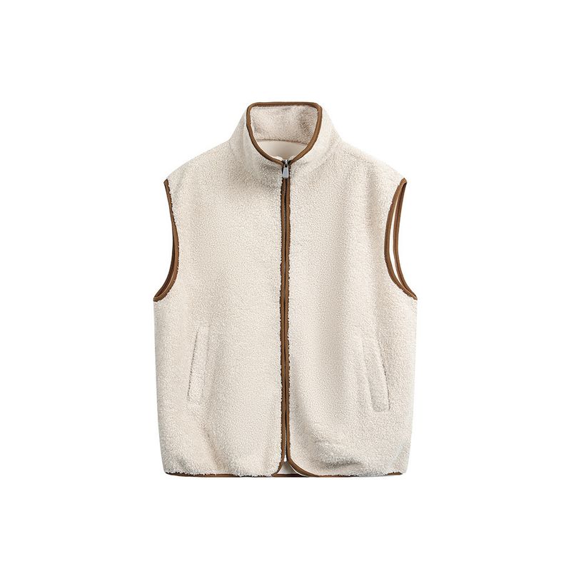 Eon Modish 2025 Autumn New American Style Simple Versatile Jacket Vest Coat_voghion.com