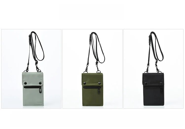 New Mobile Phone Men's Shoulder Multi use Small Backpack Nylon Fabric Oblique Straddle Travel Bag Women's Anti Splashing_voghion.com