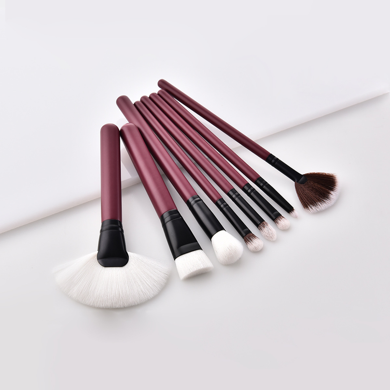 8 Stück Make-up-Pinsel, Make-up-Werkzeuge, Augenset, Lidschattenpinsel, Kastanienbraun, Yuncai GUJHUI_voghion.com