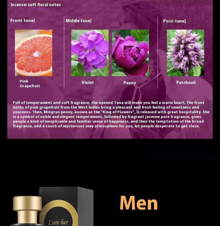 Nuovo profumo Dating Charm Seduction Profumo per uomo e donna Eau de toilette fresca e duratura Vietnam Profumo transfrontaliero_voghion.com