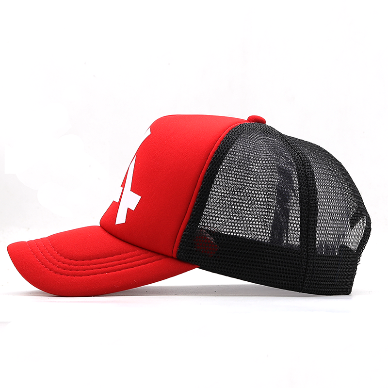 Zomer Unisex Heren Vissen Baseball Caps Dames Ademend Mesh Snapback Hoeden Rood Zwart Casual Sport Hoeden 3D Print Cap_voghion.com