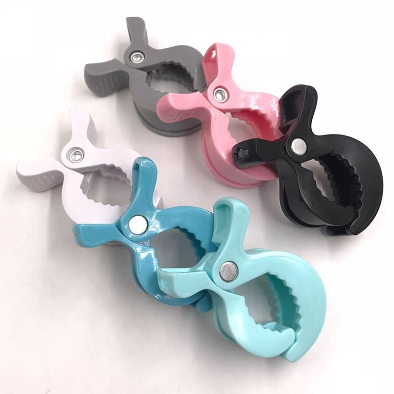 2 piezas de pinzas para cochecito de bebé, pinzas de cocodrilo, ganchos portátiles para cochecito de bebé, clips para asiento de coche, accesorios para cochecito de bebé_voghion.com