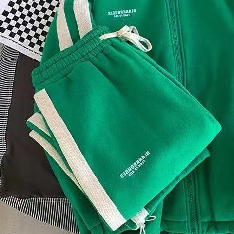 Streetwear-Pullover-Set für Herren – Langarmshirt und Jogginghose | Locker sitzender, lässiger Zweiteiler_voghion.com