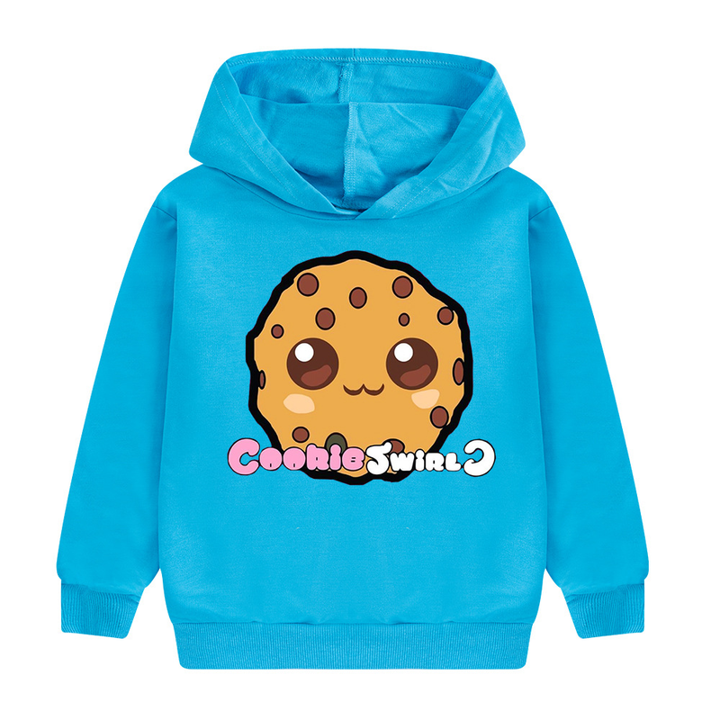 Felpa con cappuccio con motivo per bambini per ragazze_voghion.com