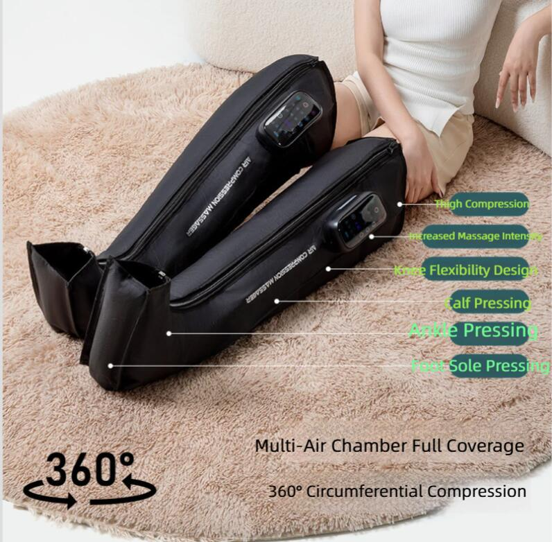 Grenzüberschreitendes New Wave Massagegerät, wiederaufladbar, mit Luftdruck-Airbag, Physiotherapie, elektrische Heimmassage, Beinverschönerung_voghion.com