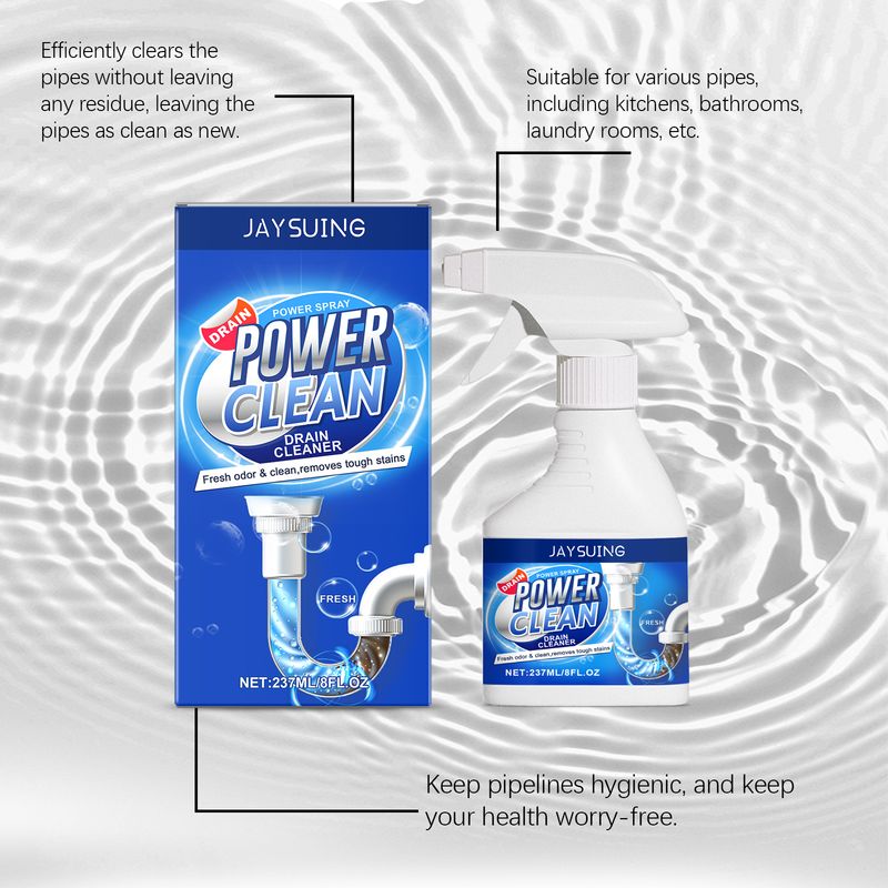 Jaysuing Drain Pipe Cleaner Kitchen Toilet Sink Drain Pipe Unclog Household Cleaning_voghion.com