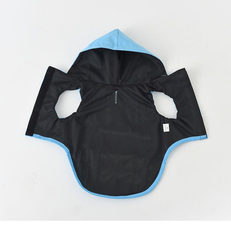 New Pet Clothing, Dog Reflective Raincoat Pocket Design, Waterproof Two Legged Clothing_voghion.com