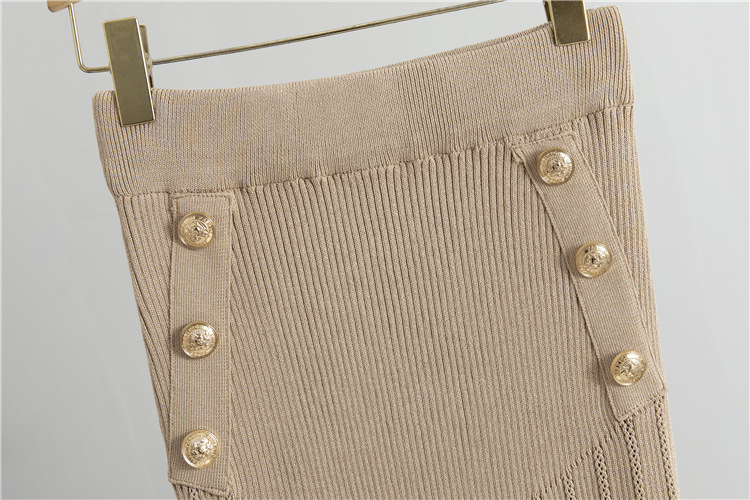 Dameskleding Gebreid Pak Voor Vrouwen Lente Nieuwe Stijl Cardigan Trui + Vest + Gebreide Rok Driedelig Pak_voghion.com