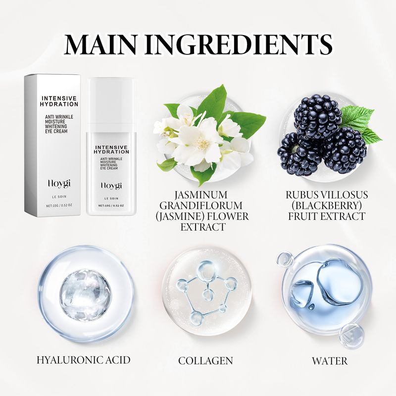 Hoygi Collagen Eye Cream for Black Circles, Firming, Moisturizing, and Brightening Eyebags_voghion.com