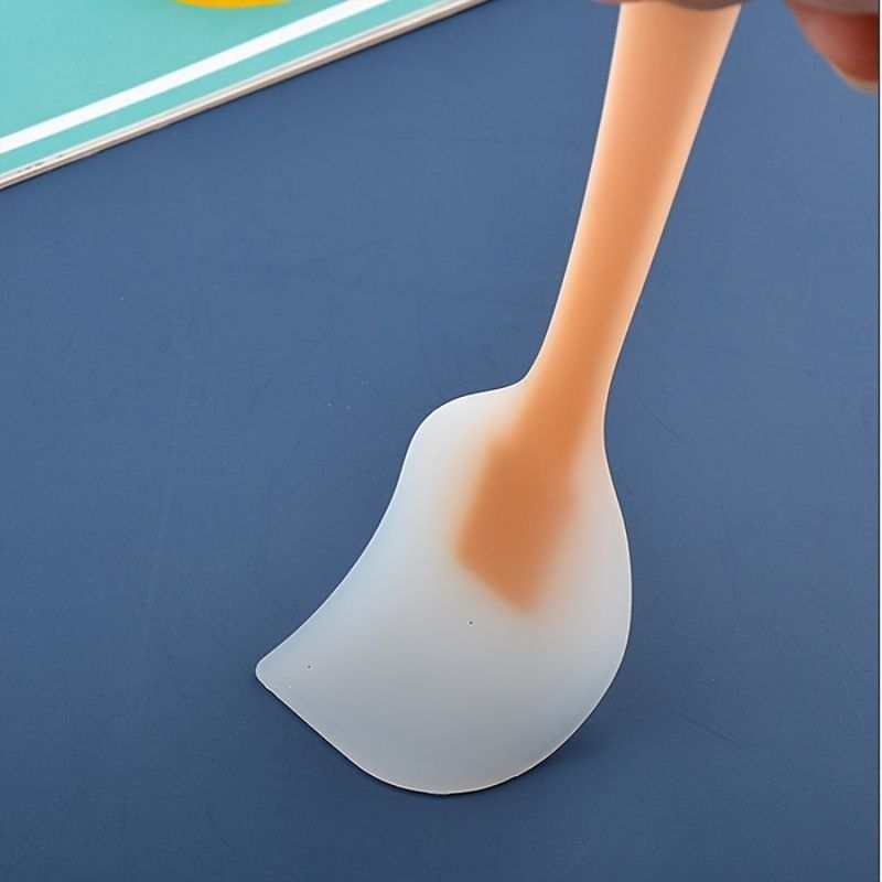 Cream Scraper; Scraper 3pcs Silicone AllinOne 1.57x8.26 Translucent_voghion.com