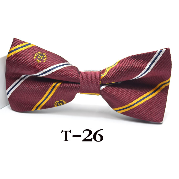 Men's Ties & Handkerchiefs business formal wear, jacquard bow tie, groom, best man, emcee, bow tie, ready stock wholesale available_voghion.com