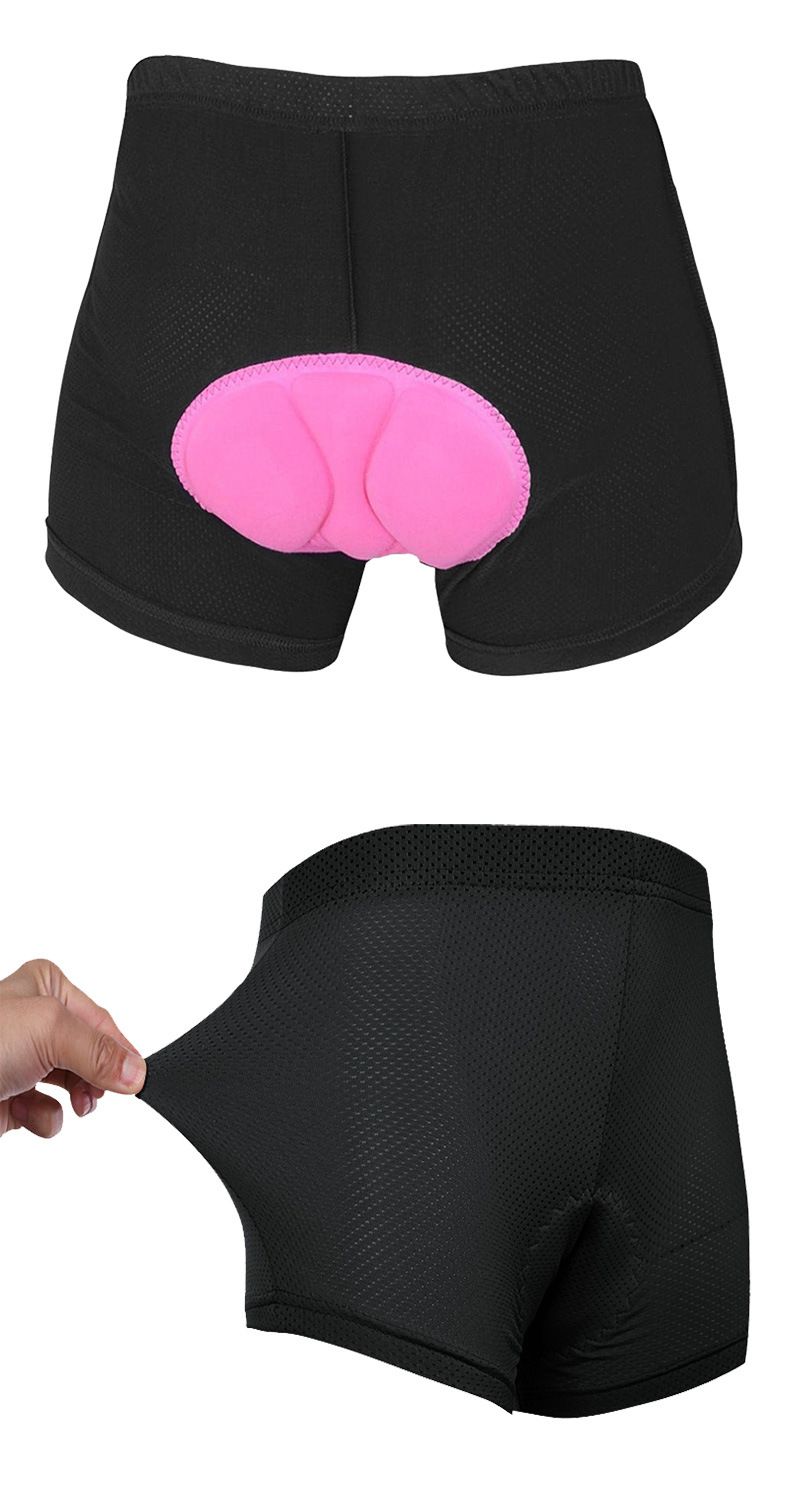 Sous-vêtements Tecil avec coussin en silicone, cuissards pour femme, cuissards de cyclisme_voghion.com
