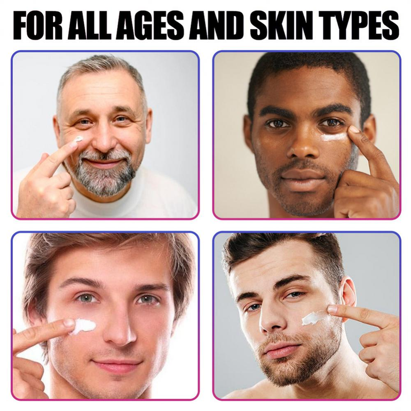 Mænd Ansigtscreme Anti Aging Fjern Rynker Opstrammende Lifting Whitening Creme Oplysende Fugtgivende ansigtshudplejecremer_voghion.com