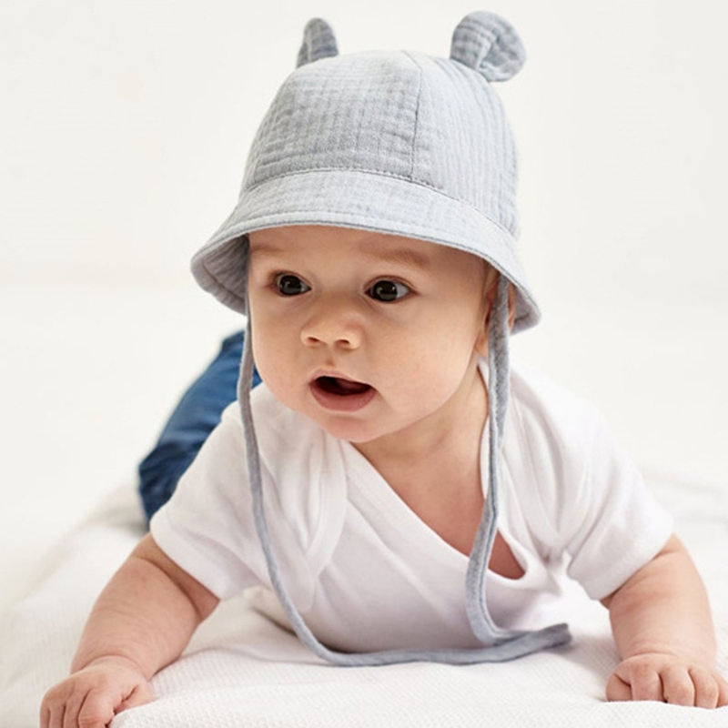 Frühling Herbst Einfarbig Weiche Baby Eimer Hut Baumwolle Fischer Hüte Kinder Sommer Kleinkind Jungen Mädchen Panama Sonne Kappe 2022_voghion.com