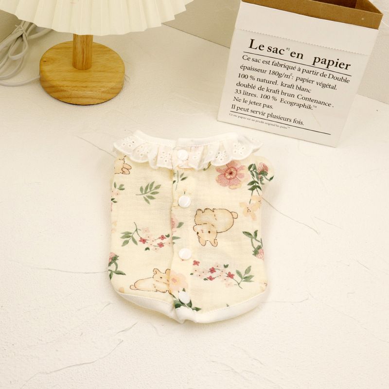 Haustier Frühling Sommer Ins Japanische Koreanische Katze Französische Bulldogge Kleidung Bichon Fett Hund Home Pyjamas_voghion.com