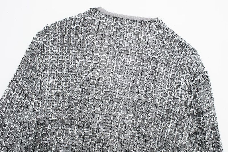 Women s Summer New Style Collection Bead Decorative Texture Coat_voghion.com