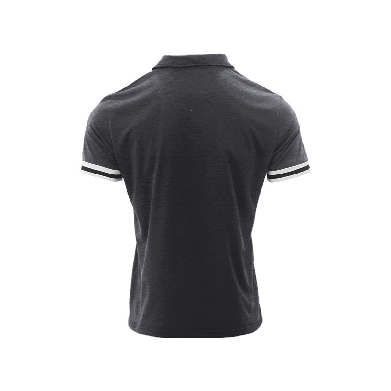 Herrenbekleidung Sommer Herren Kurzarm Shorts Zweiteiliger Revers T-Shirt Anzug Herren_voghion.com