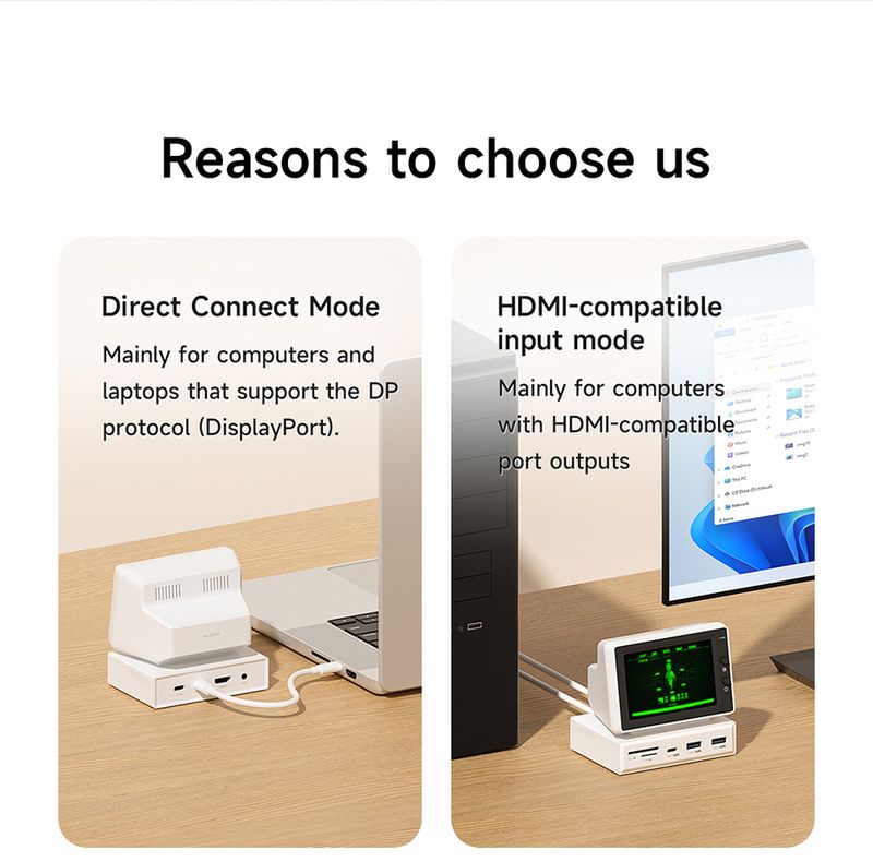 Hagibis 3.5inch IPS AIDA64 Mini CPU RAM HDD Data Monitor Display Sub Screen With USB C Hub For Laptop PC Book_voghion.com