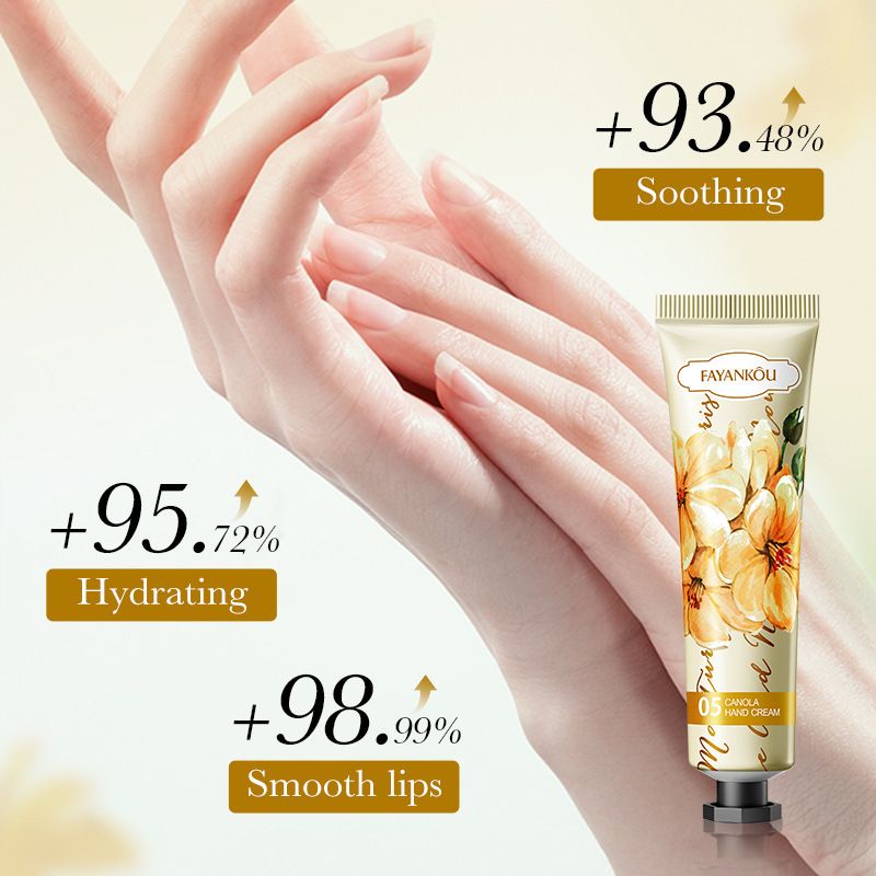 FAYANKOU Rapeseed Flower Moisturizing Hand Cream In Autumn And Winter To Prevent Dry Cracks_voghion.com