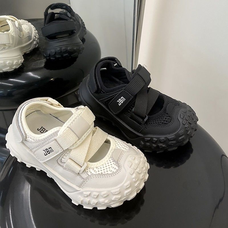 Mädchen 2025 Sommer Neue Kinder Sport Geschlossene Zehen Jungen Sandalen Hohl Baby Strand Schuhe_voghion.com