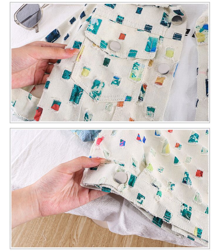 Giacca elegante e raffinata con fondo colorato ritagliato per mamma e bambini_voghion.com