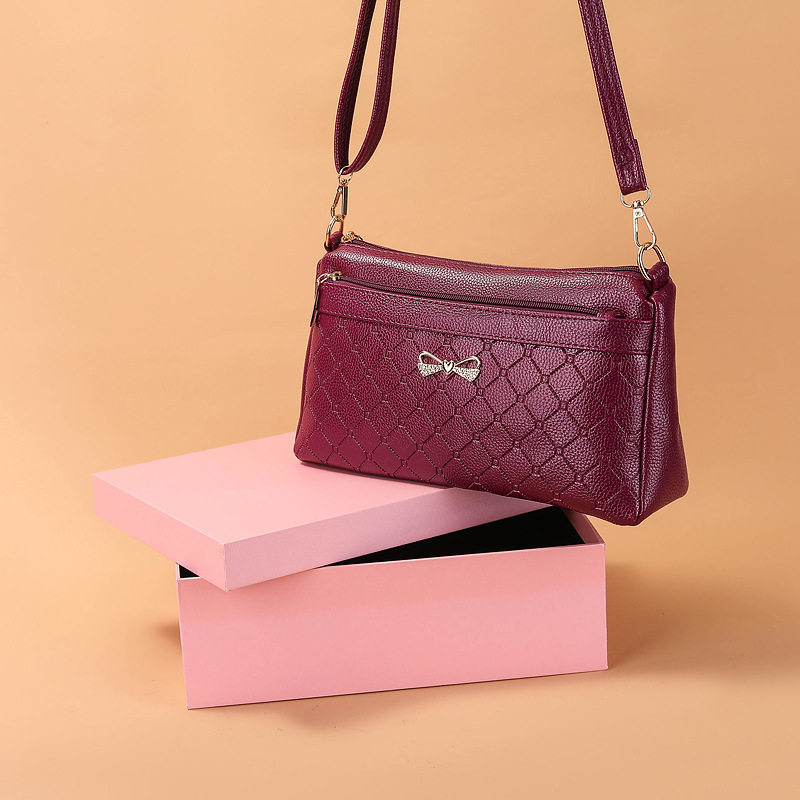 Borsa a tracolla monospalla alla moda, grande capacità, per donne di mezza età, stampata, stile mamma, nuova, per donne_voghion.com