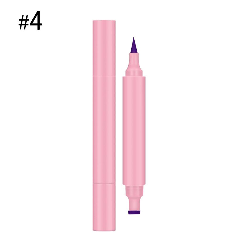 Powder-Free Rod Stamp Double-Ended 2-in-1 Fluorescent Color Non-Smudge Eyeliner_voghion.com